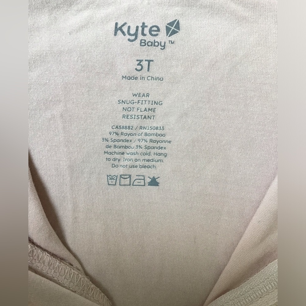 KYTE BABY Zippered Romper | Size 3T - Picture 4 of 4